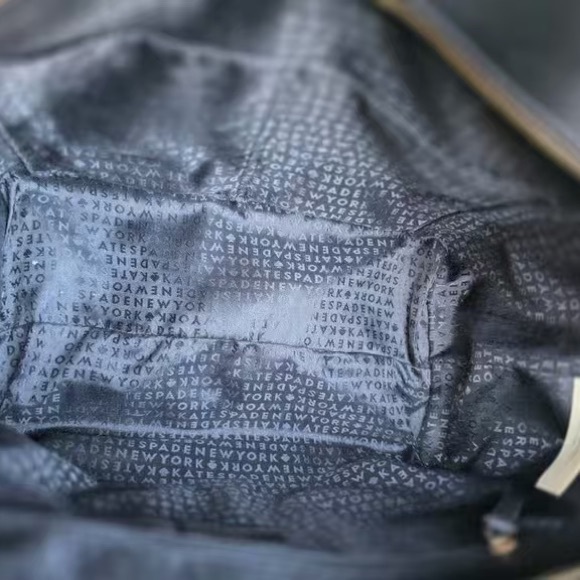 Kate Spade Black and Leopard Cat Tote with Wallet - Picture 9 of 9